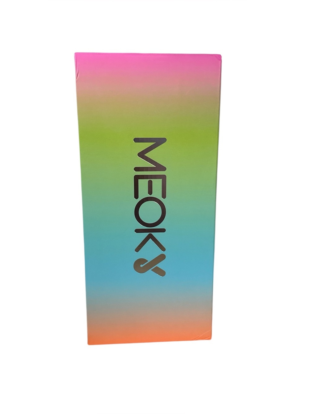 Meoky 40 oz Tumbler in a colorful gradient design NIP